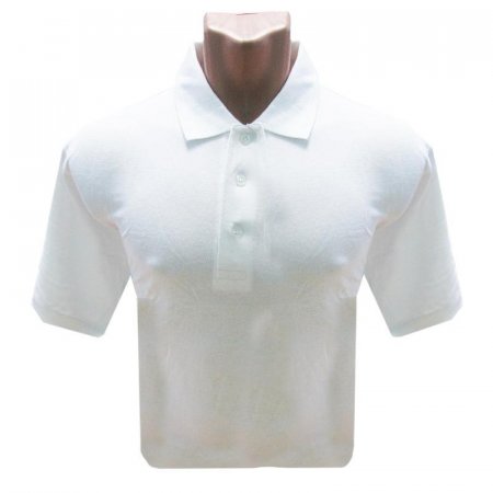 Рубашка Поло (190 г), короткий рукав, белый (XL)