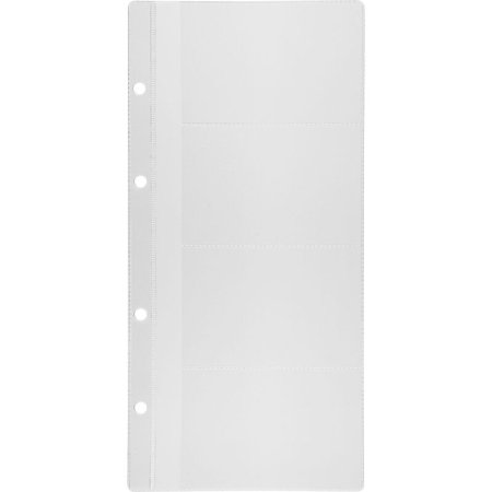 Вкладыш для визитниц Комус на 4 карточки Вкладыш для визитниц Комус на 4 карточки