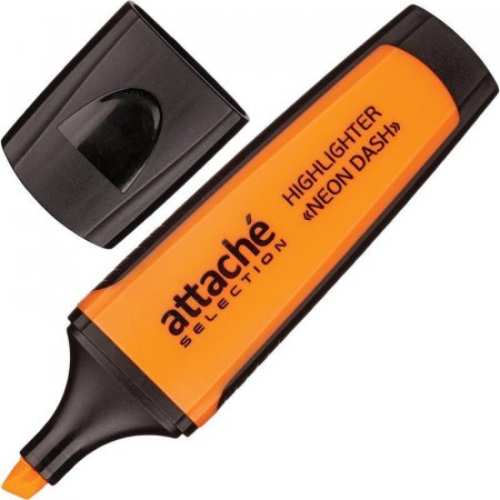 Текстовыделитель Attache Selection Neon Dash оранжевый (толщина линии 1-5 мм)