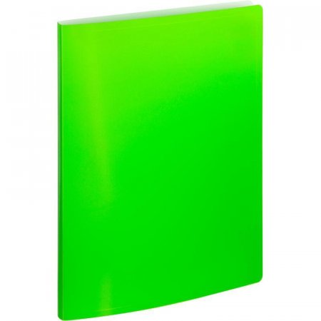 Скоросшиватель пластиковый Attache Neon А4 салатовый до 120 листов   (толщина обложки 0.5 мм)