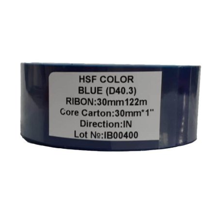 Риббон HSF Premium blue 30 мм х 122 м IN (диаметр втулки 25.4 мм)