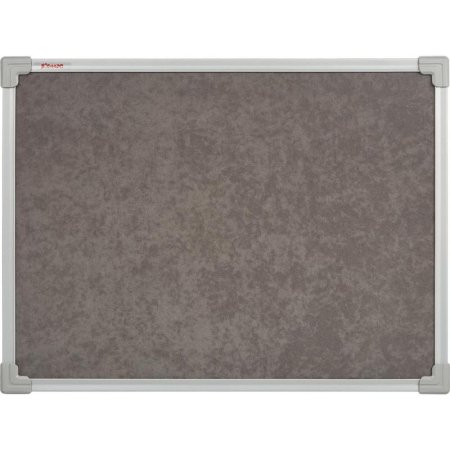 Доска текстильная 100x150 см Комус цвет покрытия серый металлическая рама