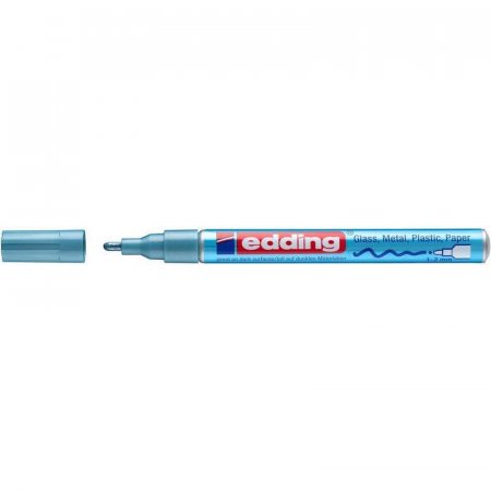 Маркер Edding 751/70 CR голубой (толщина линии 1-2 мм)