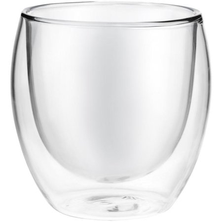 Стакан для напитков Glass Bubble стеклянный низкий 280 мл