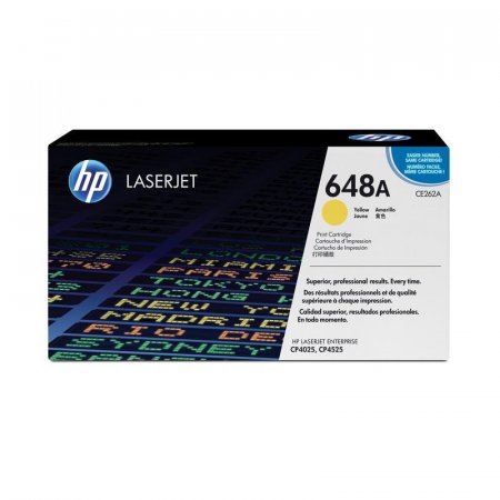 Картридж HP 648А CE262A желтый