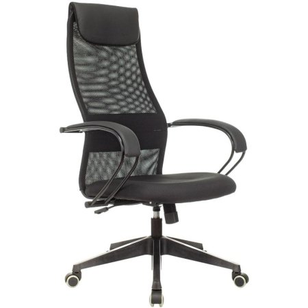 Кресло для руководителя Easy Chair 655 LT черное (сетка/ткань, пластик)