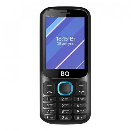 Мобильный телефон BQ 2820 Step XL+ черный/синий