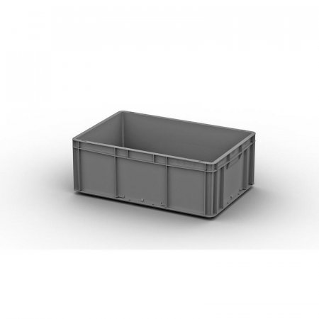 Ящик (лоток) универсальный полипропиленовый I Plast ЕС-6422.2 600x400x220 мм серый