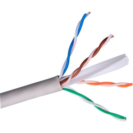 Кабель витая пара ExeGate UTP4-C6-CCA-S23-IN-PVC-GY-305 cat 6 305 м  (EX186134RUS)