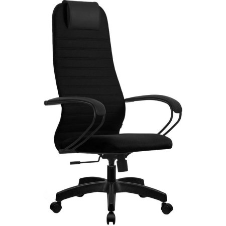 Кресло для руководителя Метта B-10 черное (сетка/ткань, пластик)