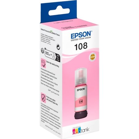 Чернила Epson 108 C13T09C64A светло-пурпурные оригинальные