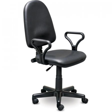 Кресло офисное Prestige GTP черное (искусственная кожа, пластик)