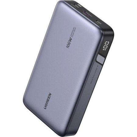 Внешний аккумулятор (power bank) Ugreen PB720 (20000 мАч, серый, 25188)