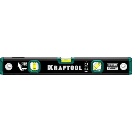 Уровень с зеркальным глазком Kraftool 3 глазка 400 мм (34781-40)