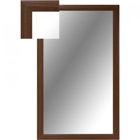 Зеркало настенное Attache (1000x600 мм, орех)