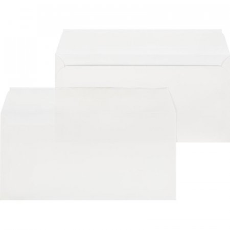 Конверт почтовый Ecopost E65 (110x220 мм) белый удаляемая лента (1000 штук в упаковке)
