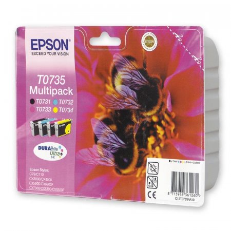Набор картриджей Epson T0735 C13T10554A10 4 цвета