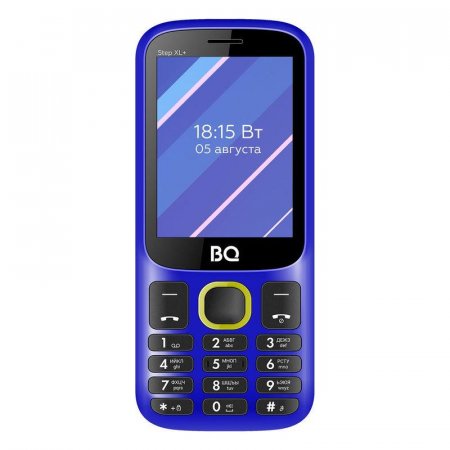 Мобильный телефон BQ 2820 Step XL+ синий/желтый
