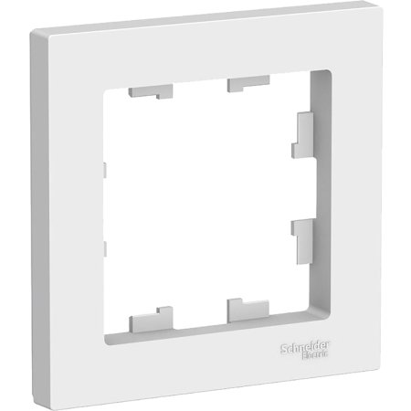 Рамка 1 пост Systeme Electric AtlasDesign белая (1240124)