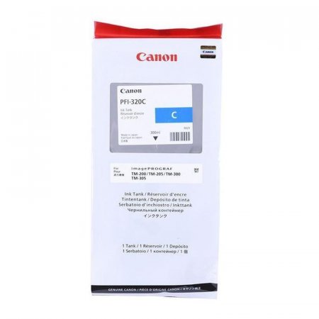 Картридж струйный Canon PFI-320C 2891C001 голубой оригинальный