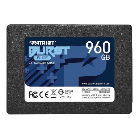 SSD накопитель Patriot Burst Elite 960 ГБ (PBE960GS25SSDR)