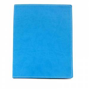 Бизнес-тетрадь Attache Клэр А5 120 листов голубая в клетку на сшивке (170х215 мм)