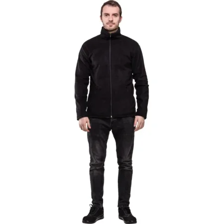 Толстовка флисовая мужская черная размер S (40-42) Толстовка флисовая мужская черная размер S (40-42)