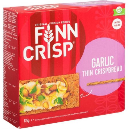 Хлебцы Finn Crisp Garlic ржаные 175 г