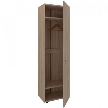 Шкаф для одежды Вектор КВ68 (честерфилд светлый, 566х400х2052 мм)