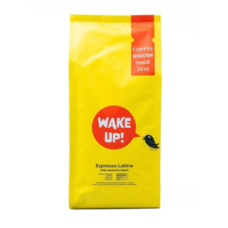 Кофе в зернах WakeUp Espresso Latina 100% арабика 1 кг (пакет)