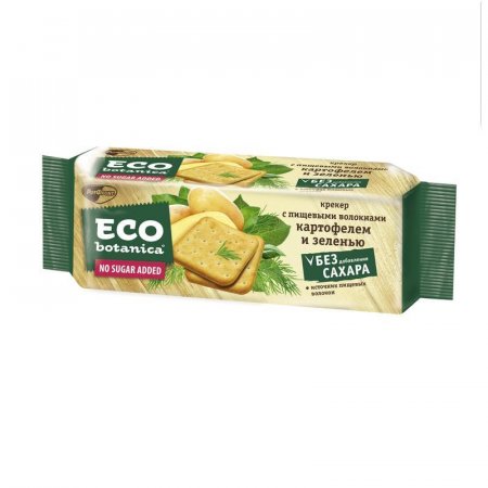 Крекер Eco Botanica с пищевыми волокнами/картофелем и зеленью 175 г