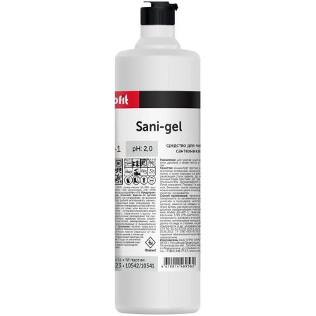 Средство для уборки санитарных помещений Pro-Brite Profit Sani-gel 1 л  (концентрат)