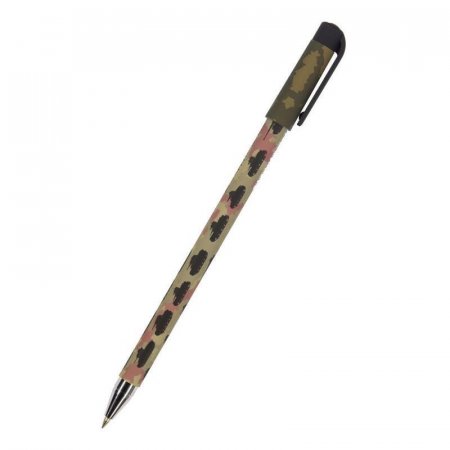 Ручка шариковая неавтоматическая Bruno Visconti Happy Write Военный паттерн. Танки синяя (толщина линии 0.38 мм) (артикул производителя 20-0215/29)