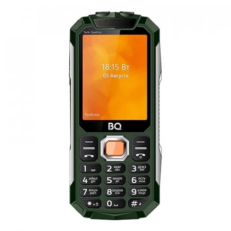 Мобильный телефон BQ-2819 Tank Quattro зеленый