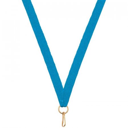 Лента для медалей голубая 10 мм