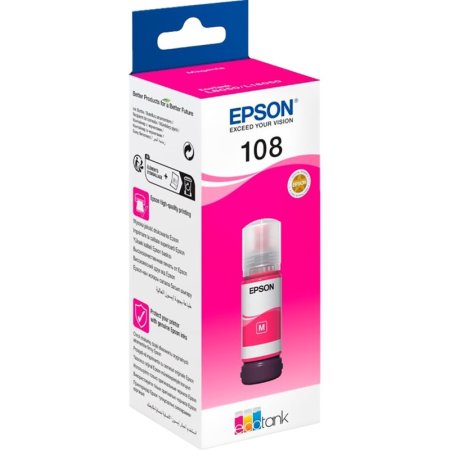 Чернила Epson 108 C13T09C34A пурпурные оригинальные