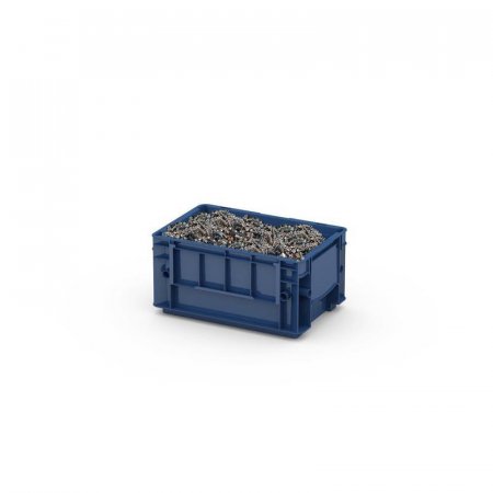 Ящик (лоток) универсальный полипропиленовый I Plast R-KLT 3215 с усиленным дном 297x198x147.5 мм синий