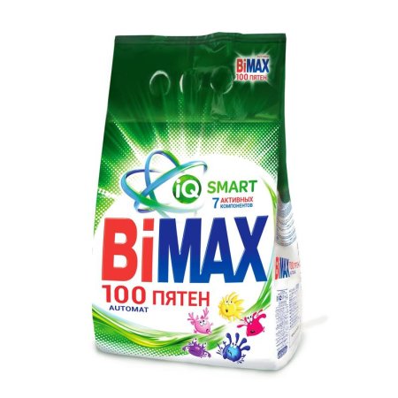 Порошок стиральный автомат BiMax 100 пятен 3 кг