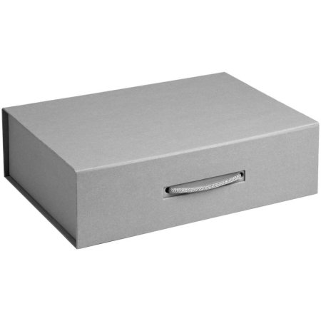 Коробка подарочная Case серая 33.8х23.2х9.4 см