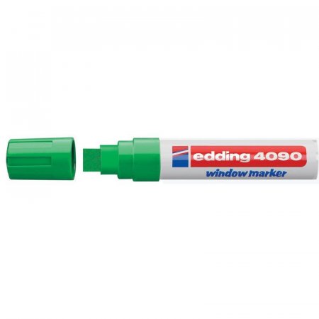 Маркер для окон Edding E-4090/004 (толщина линии 8мм, зеленый, стираемый)