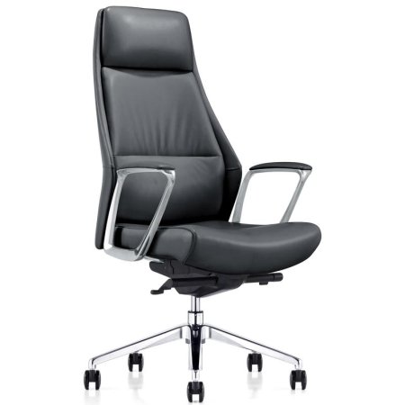 Кресло для руководителя Easy Chair 598 MPU черное (экокожа, алюминий)