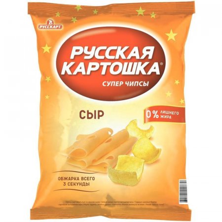 Чипсы Русская картошка со вкусом сыра 80 г