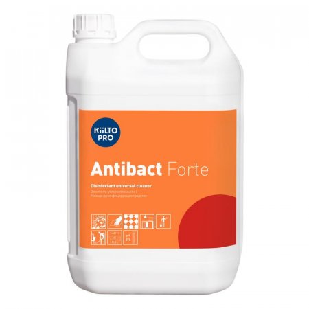 Средство для дезинфекции поверхностей с моющим эффектом Antibact Forte 5  л (концентрат)