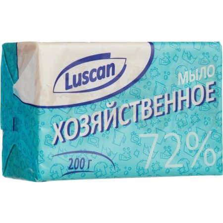 Мыло хозяйственное Luscan 72% 200 г