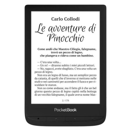 Электронная книга PocketBook 628 Touch Lux 5 6 дюймов черная  (PB628-P-WW)