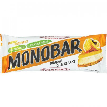 Батончик Monobar апельсиновый с протеином и коллагеном 45 г