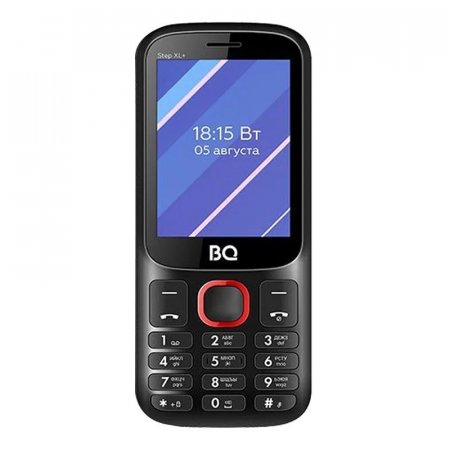 Мобильный телефон BQ 2820 Step XL+ черный/красный