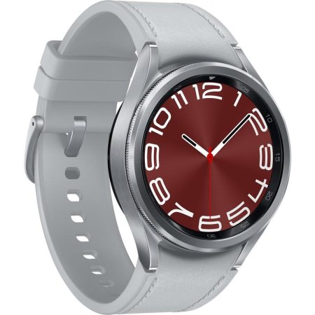 Смарт-часы Samsung Galaxy Watch6 Classic 43 мм серебристые  (SM-R950NZSACIS)