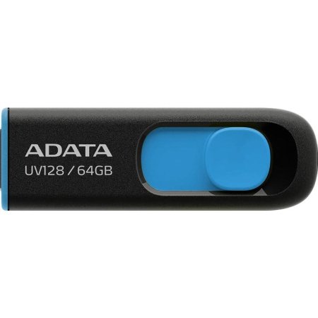 Флеш-память USB 3.2 64 ГБ A-DATA UV128 (AUV128-64G-RBE)