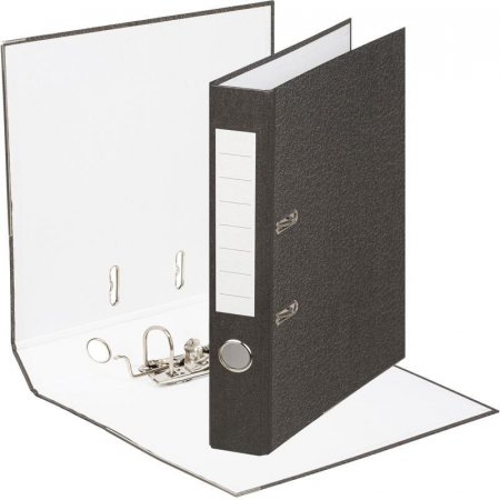 Папка-регистратор разборная Attache Economy 50 мм мрамор черный (10 штук в упаковке)